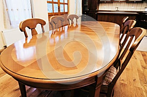 Wood table