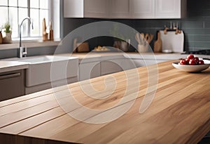 Wood table top on blur kitchen counter roombackground stock photoKitchen Table Backgrounds Wood Material Kitchen
