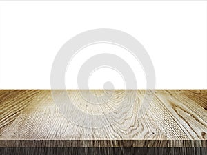 Wood table top and blurred background.