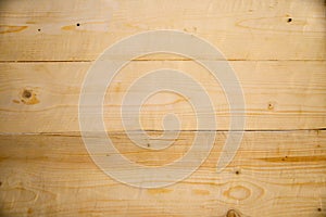 Wood texture background.Horizontal lines.Empty wooden panel for design. photo