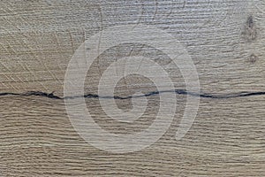 Wood texture background, light oak weathered showing the texture of the wood grain. top view of solid wood boards pattern table