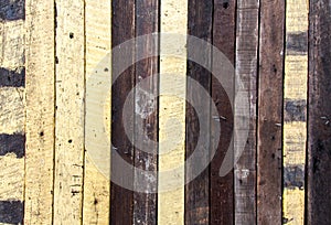 Wood texture background with nails