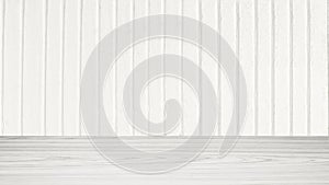 Wood texture background. white wood wall and floor