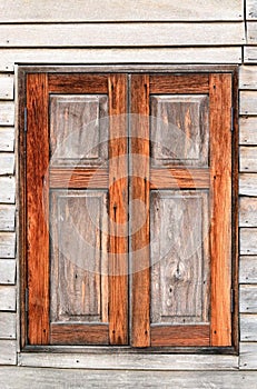 Wood texture background window