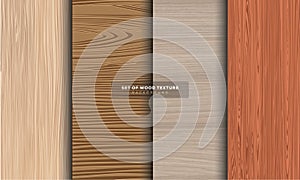 Set of wood texture background collection