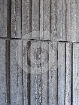Wood texture on concrete wall