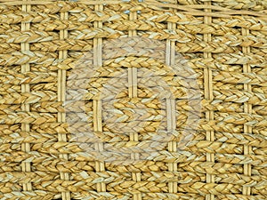 Wood texture with pattern,Vintage weave wicker basket texture background