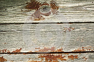 Wood texture - peeling paint on old wooden material