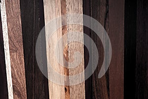 Wood texture plank grain background, wooden desk table or floor