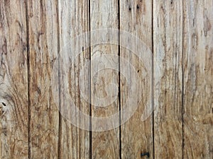 Wood texture plank grain background, wooden desk table or floor