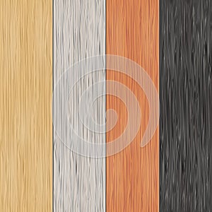 Wood texture on planks. Vertical seamless patterns