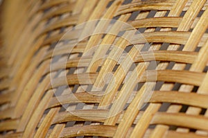 Wood texture on Thai basket in kitchen