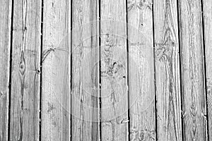 Wood Texture, White Wooden Background, Vintage Grey Timber Plank Wall