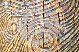 Wood texture wood-carvings