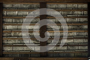 Wood and tile background pattern