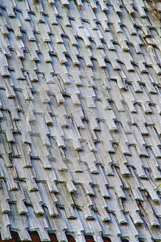 Wood tiled roof shingle texture