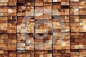 Wood timber construction material for background and texture.