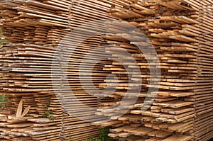 Wood timber construction material for background and texture