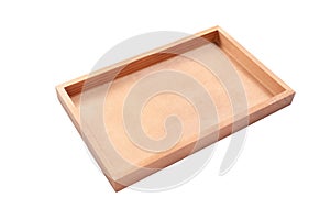 Wood Tray Isolated