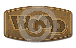 Wood - vector