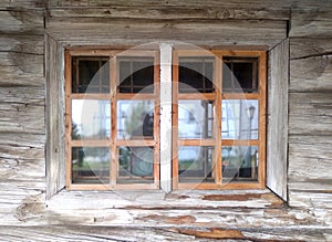 Wood window of the Church of the Holy Trinity, Sviyazhsk