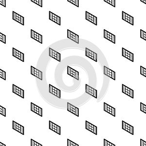 Wood window frame pattern vector seamless