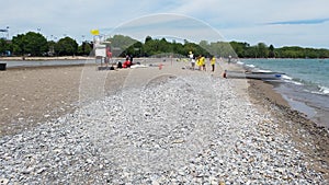 Woodbine beach in Toronto