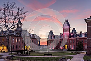 Woodburn Hall at West Virginia University in Morgantown WV