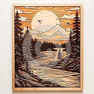 Woodburning Artistry: Etching Life onto Wooden Canvases