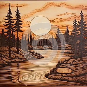 Woodburning Artistry: Etching Life onto Wooden Canvases