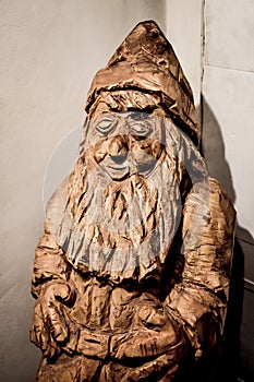 Woodcarving of a Troll - Vesterheim