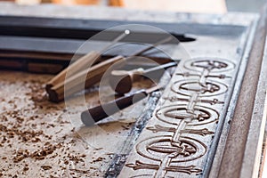 Working with wood process