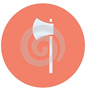 Woodchopping Isolated Vector Icon which can easily modify or edit