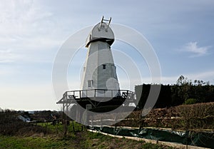 Woodchurch Windmill Ancient smock windmill, Woodchurch, Kent, Uk