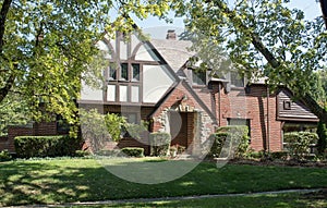 Wooded Old English Tudor Home