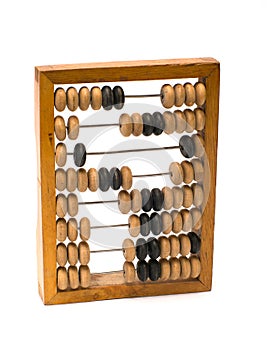 Wooden abacus.