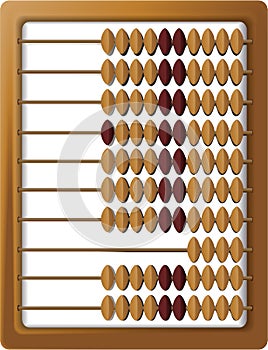 Wooden abacus