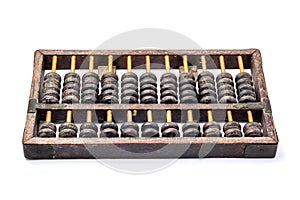 Wooden abacus isolated