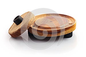 Wooden Adhirasam Oil Filter with Handle