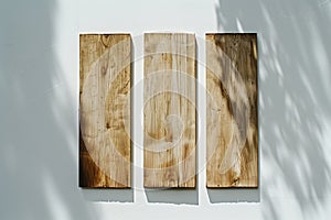 Wooden Advertising Board Mockup Arte com IA