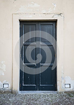 Wooden Ancient Italian Door