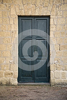 Wooden Ancient Italian Door