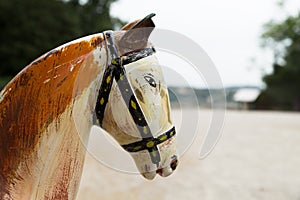 Wooden Antique Horse Head, Avignon