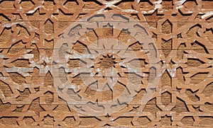 Wooden Arabic pattern