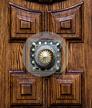 Wooden architectonic decoration.