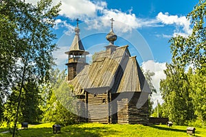 Wooden architecture, church Merciful Savior