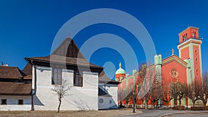 Drevený artikulárny kostol v historickom centre mesta Kežmarok, Slo