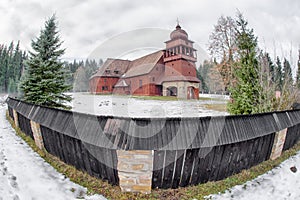 Wooden Articular Church of Svaty Kriz, Slovakia