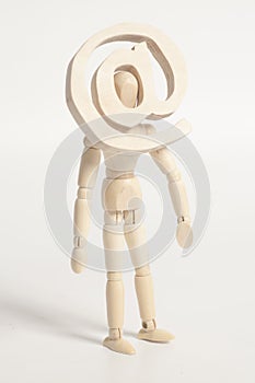 Wooden artist mannequin