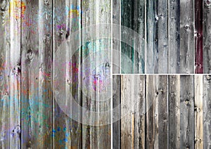 Wooden Background, Bitmap, Set